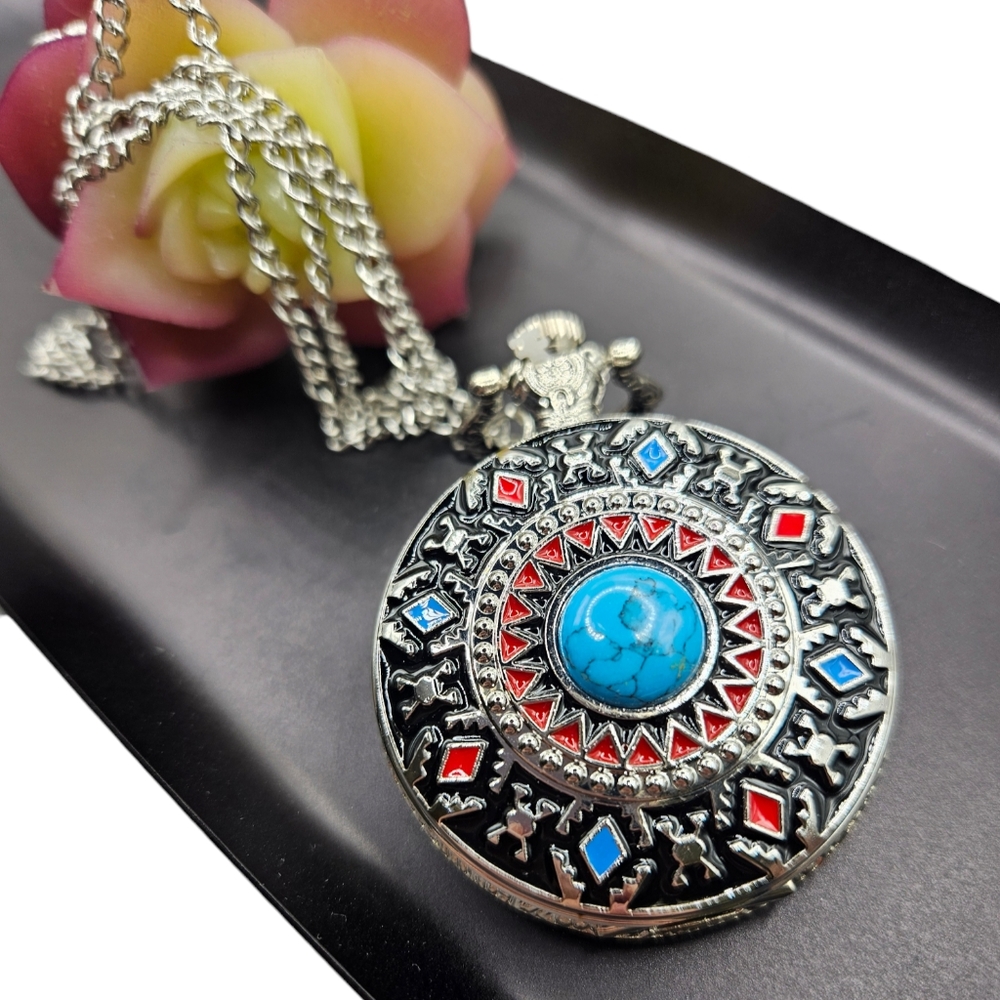 Howlite Pocket Watch